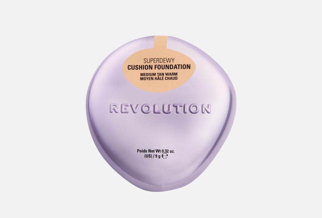 MakeUp Revolution Cushion Foundation Superdewy Medium Tan Warm 9 g MakeUp Revolution Cushion Foundation Superdewy