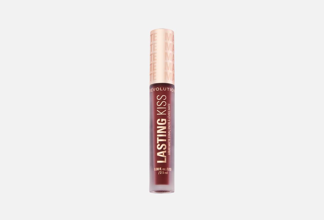 MakeUp Revolution Матовая жидкая помада Lasting Kiss Inferno Red 2.5 мл MakeUp Revolution Матовая жидкая помада Lasting Kiss