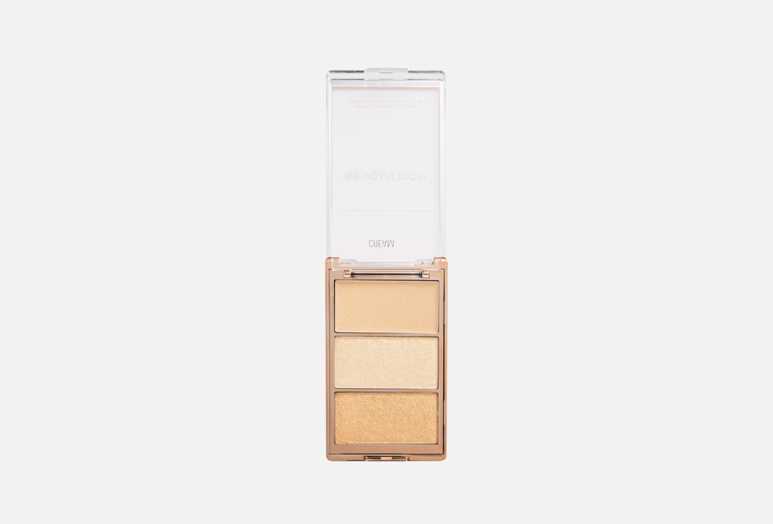 MakeUp Revolution Cream & powder highlighter palette Highlight Icon Palette