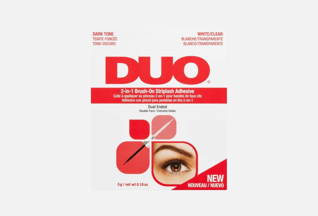 Duo Clear & dark lash adhesive 2-in-1 Brush On Striplash Adhesive