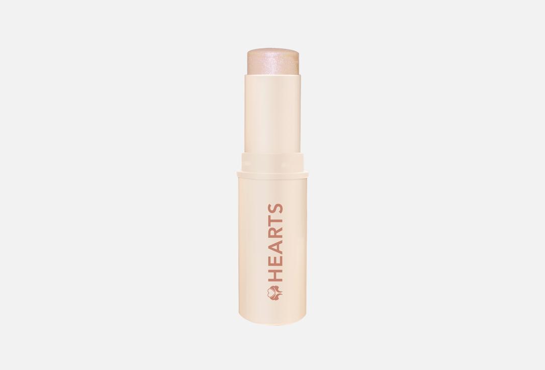 Hearts Creamy highlighter stick Dewy Light 08, Pearl sparkle 8 g Hearts Creamy highlighter stick Dewy Light