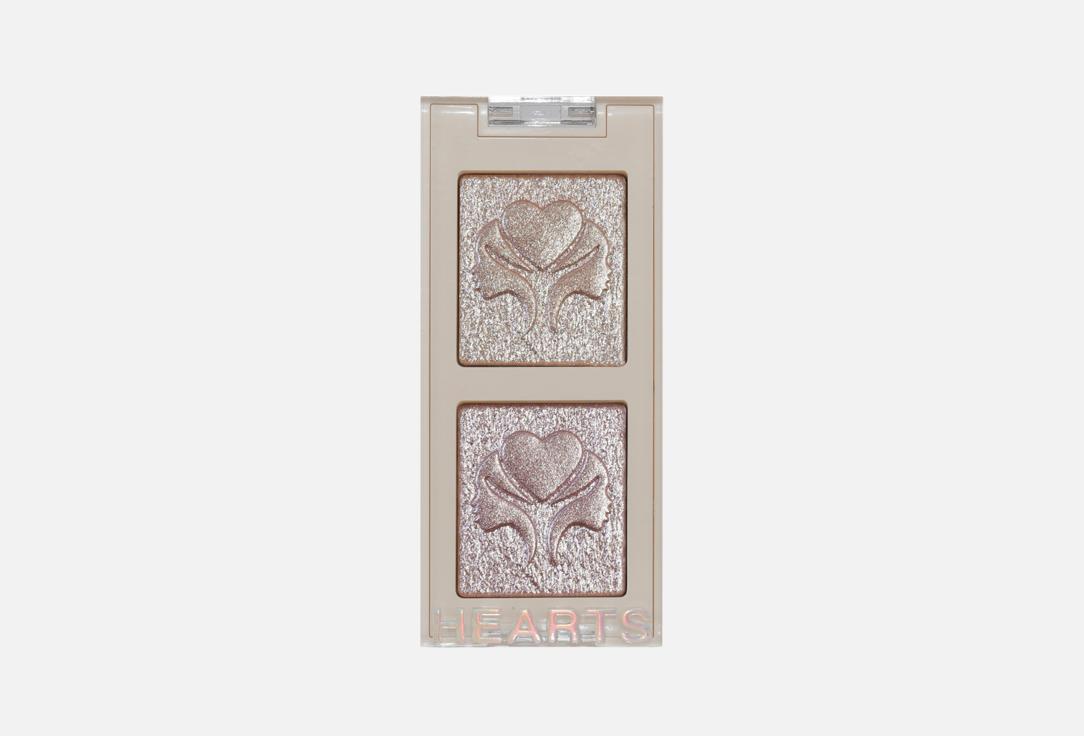 Hearts Creamy Eyeshadow Duo Solar Drip Glitter Creamy Eyeshadow 006, Qiddiya 4 g Hearts Creamy Eyeshadow Duo Solar Drip Glitter Creamy Eyeshadow