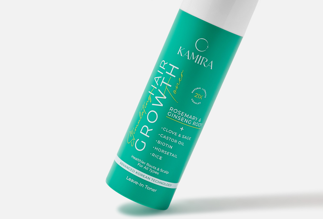KAMIRA Daily strengthening scalp toner mist Hair growth rosemary & ginseng root