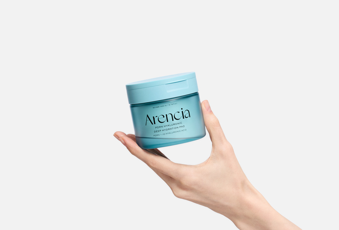 Arencia Deep Hydrating Face Pads PDRN Hyaluronic Deep Hydration 90 pcs Arencia Deep Hydrating Face Pads PDRN Hyaluronic Deep Hydration