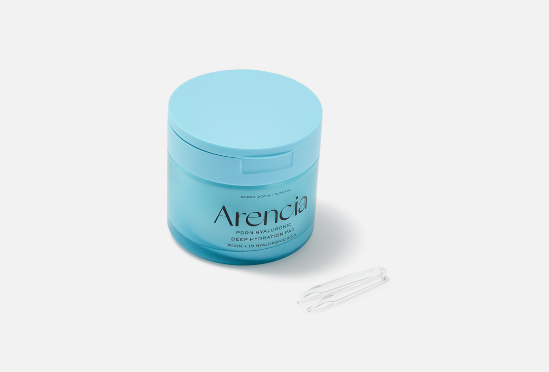 Arencia Deep Hydrating Face Pads PDRN Hyaluronic Deep Hydration 90 pcs Arencia Deep Hydrating Face Pads PDRN Hyaluronic Deep Hydration