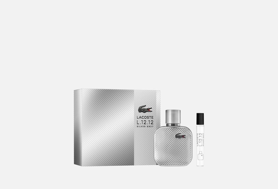 لاكوست مجموعة هدايا ماء عطر إل 12.12 سيلفر غراي 2 قطعة لاكوست مجموعة هدايا ماء عطر إل 12.12 سيلفر غراي