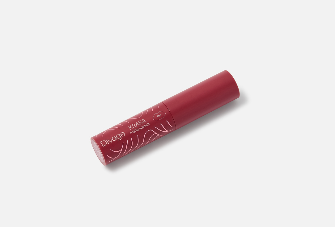 Divage Matte Lipstick Krasa Matte Lipstick 02, Burgundy 3.1 g Divage Matte Lipstick Krasa Matte Lipstick