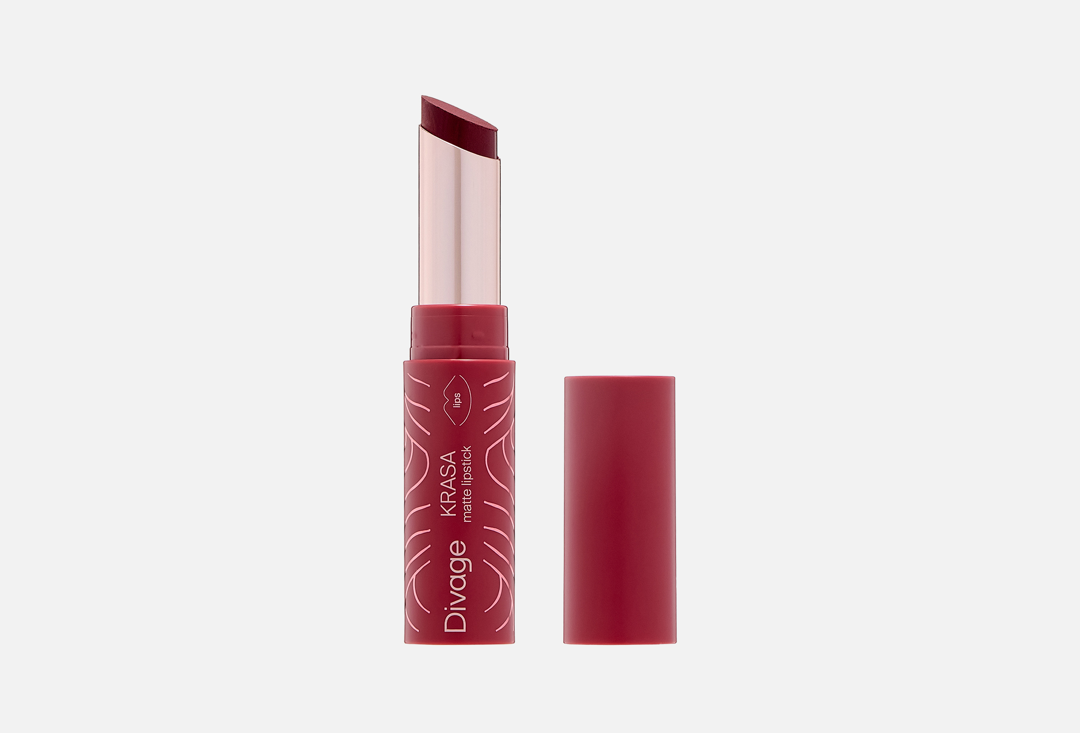Krasa Matte Lipstick  3.1 02, Burgundy
