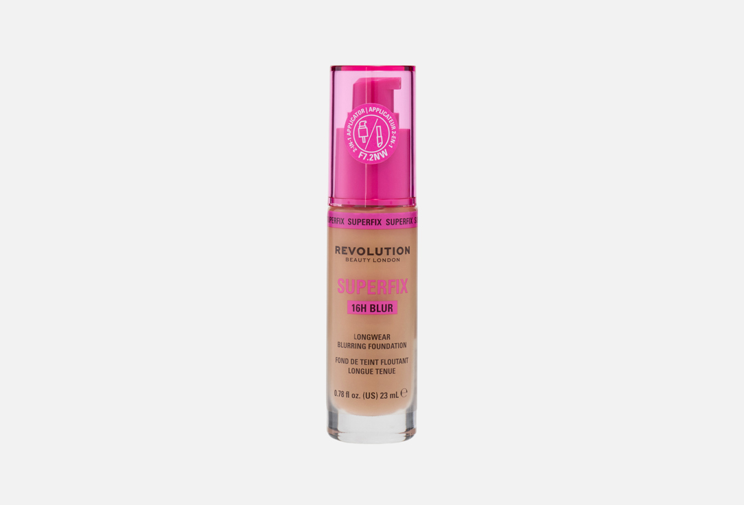 MakeUp Revolution Matte liquid foundation Superfix All Day Blur F7.2NW 23 ml MakeUp Revolution Matte liquid foundation Superfix All Day Blur