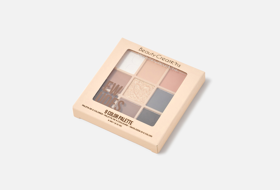 BEAUTY CREATIONS matte and shimmer eyeshadow palette 9 Color Magnetic