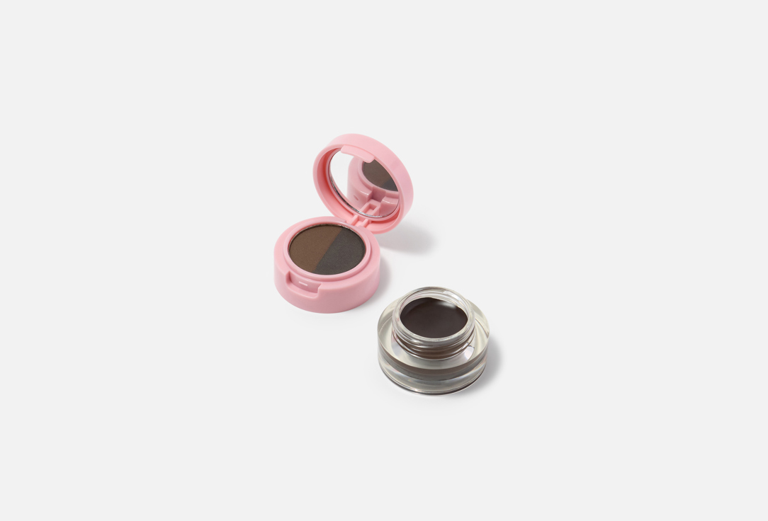 BEAUTY CREATIONS Dual-ended brow powder and pomade DUET Ebony 3.5 g BEAUTY CREATIONS Dual-ended brow powder and pomade DUET