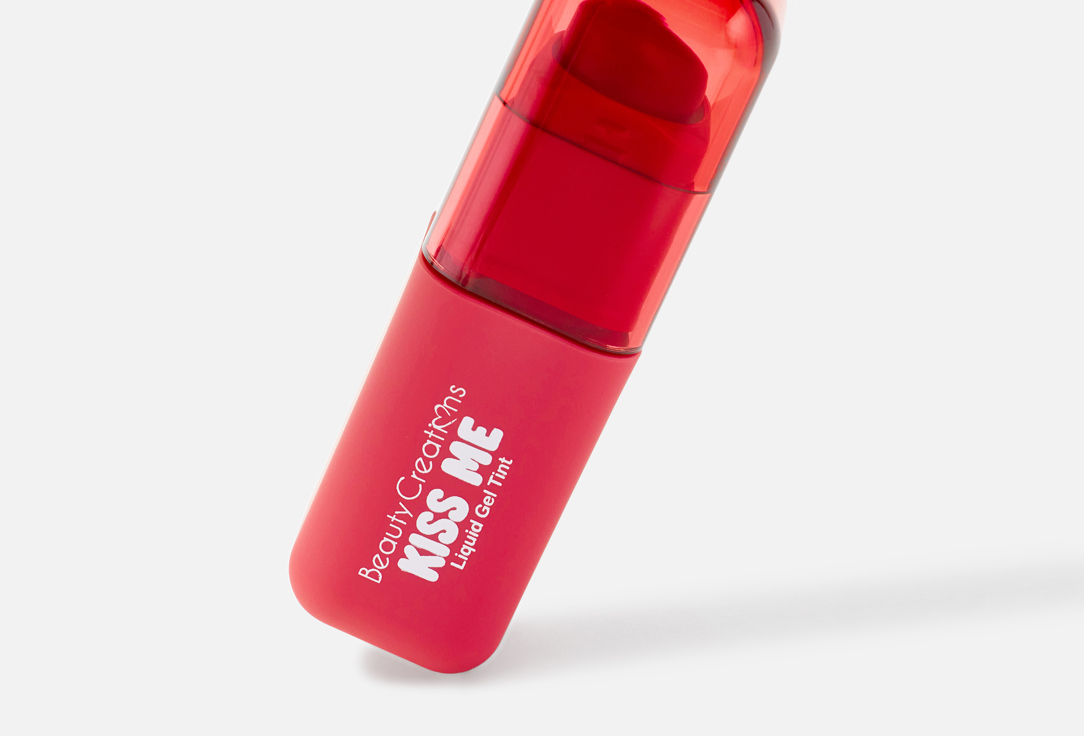 BEAUTY CREATIONS liquid gel lip and cheek tint Kiss Me Red crush 5 ml BEAUTY CREATIONS liquid gel lip and cheek tint Kiss Me
