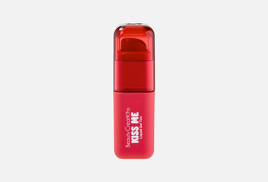 BEAUTY CREATIONS liquid gel lip and cheek tint Kiss Me Red crush 5 ml BEAUTY CREATIONS liquid gel lip and cheek tint Kiss Me