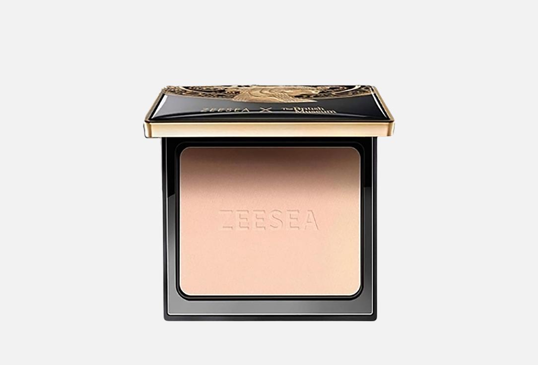 ZeeSea Матовая прессованная фиксирующая пудра Classic Egyptian Queen AM02, Natural Beige 8 г ZeeSea Матовая прессованная фиксирующая пудра Classic Egyptian Queen