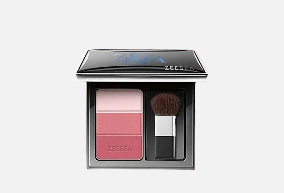 ZeeSea Radiant Powder Blush 3-Color Concealer Blusher