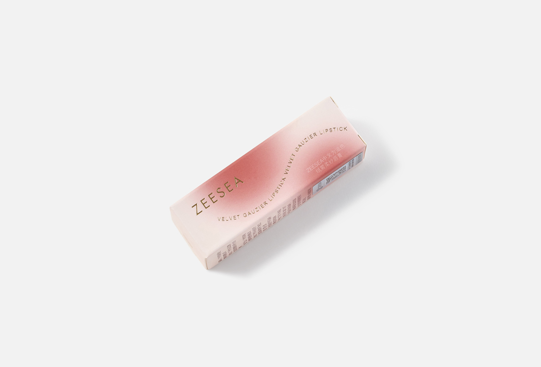 ZeeSea Matte creamy lipstick Velvet Gauzier 03, Fire Sunset 3 g ZeeSea Matte creamy lipstick Velvet Gauzier