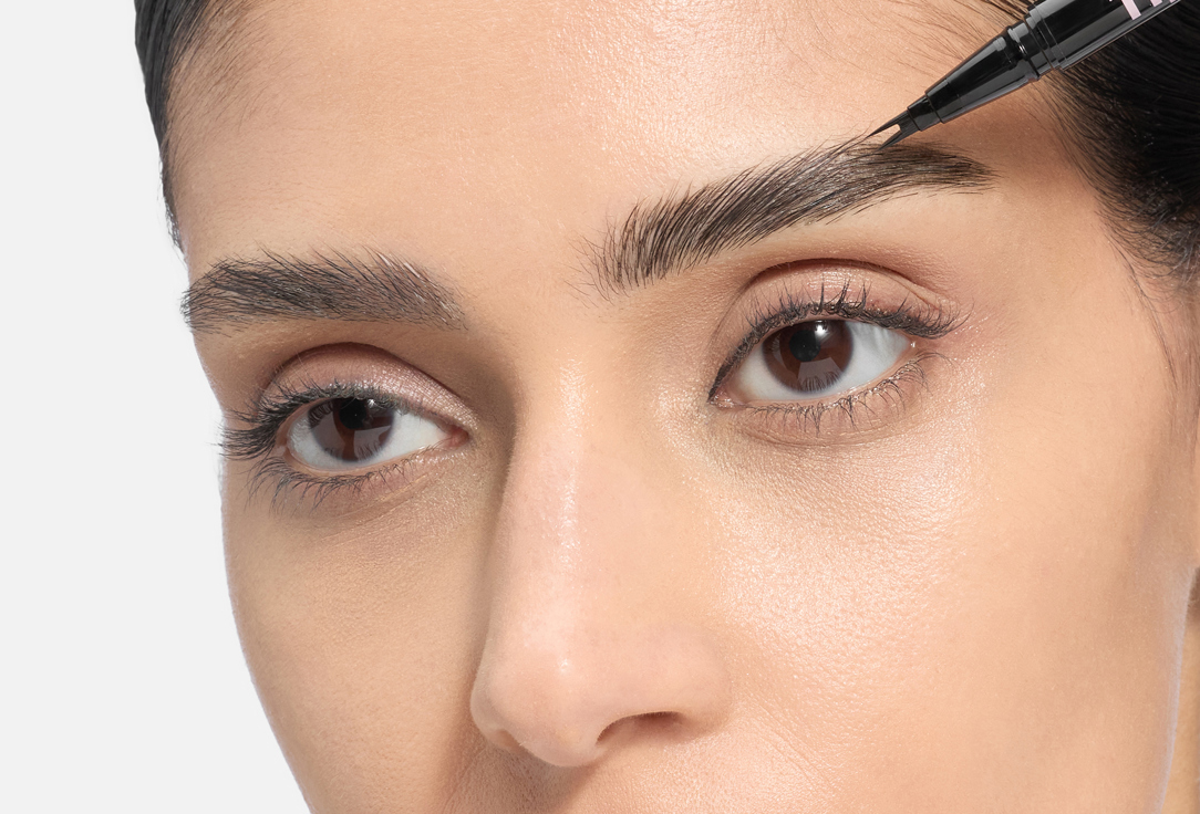 ZeeSea Dual-ended eyebrow pencil Two Tips 02, Grayish Black 0.5 ml ZeeSea Dual-ended eyebrow pencil Two Tips