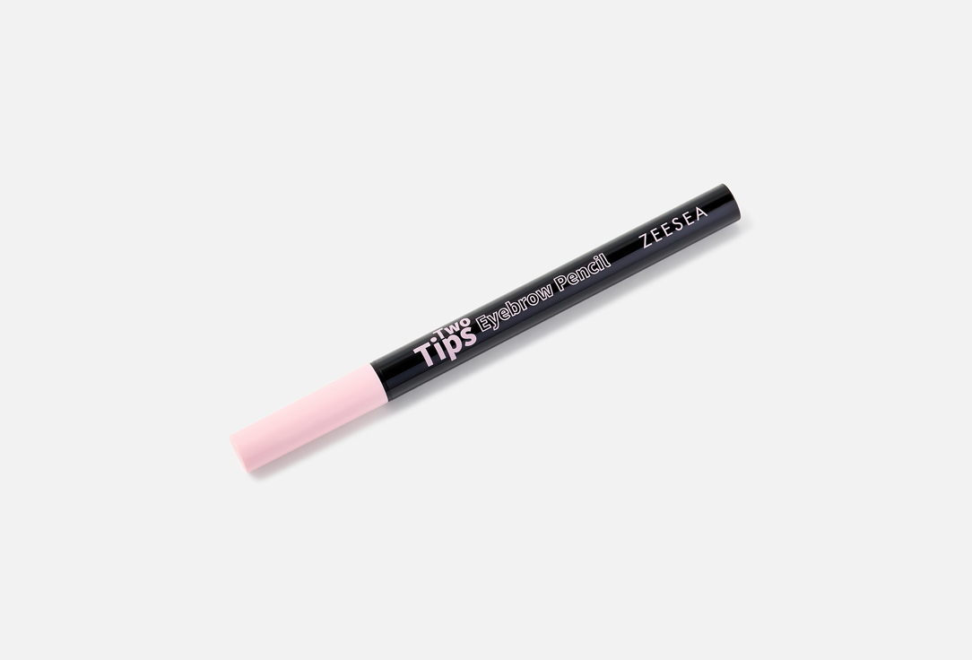 ZeeSea Dual-ended eyebrow pencil Two Tips 02, Grayish Black 0.5 ml ZeeSea Dual-ended eyebrow pencil Two Tips