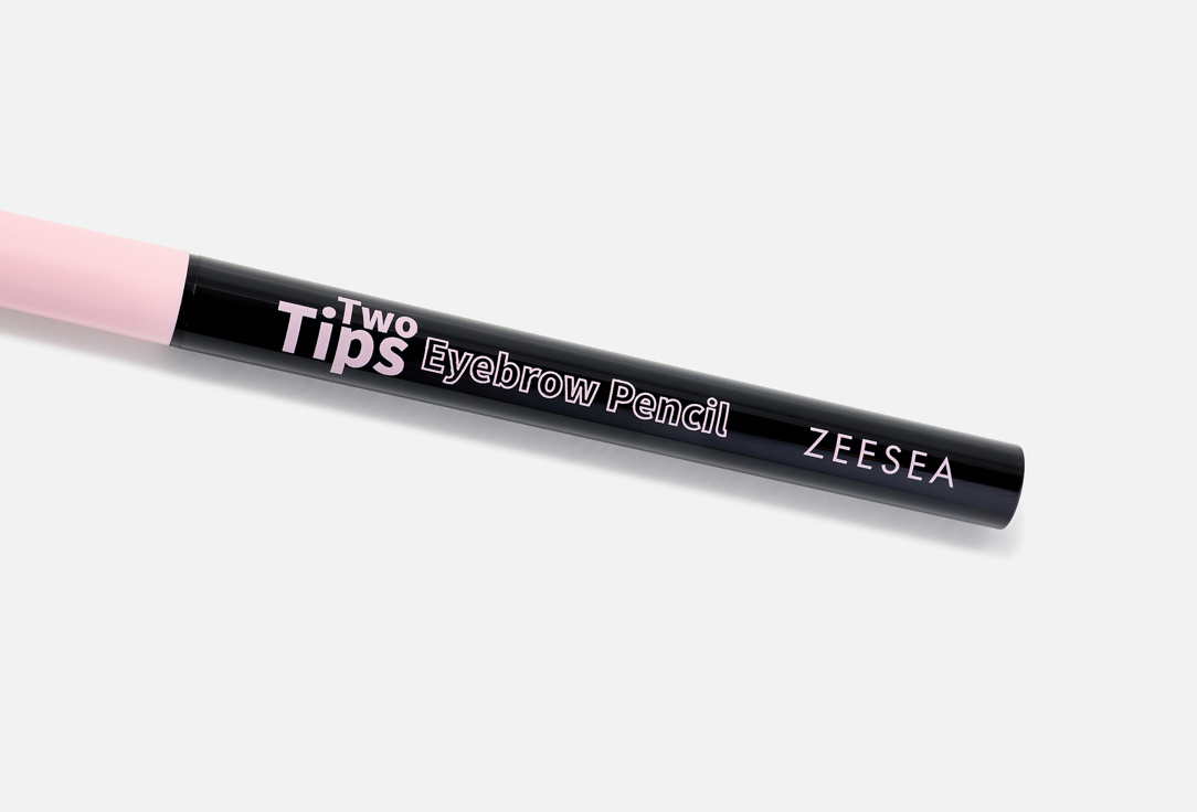 ZeeSea Dual-ended eyebrow pencil Two Tips 02, Grayish Black 0.5 ml ZeeSea Dual-ended eyebrow pencil Two Tips