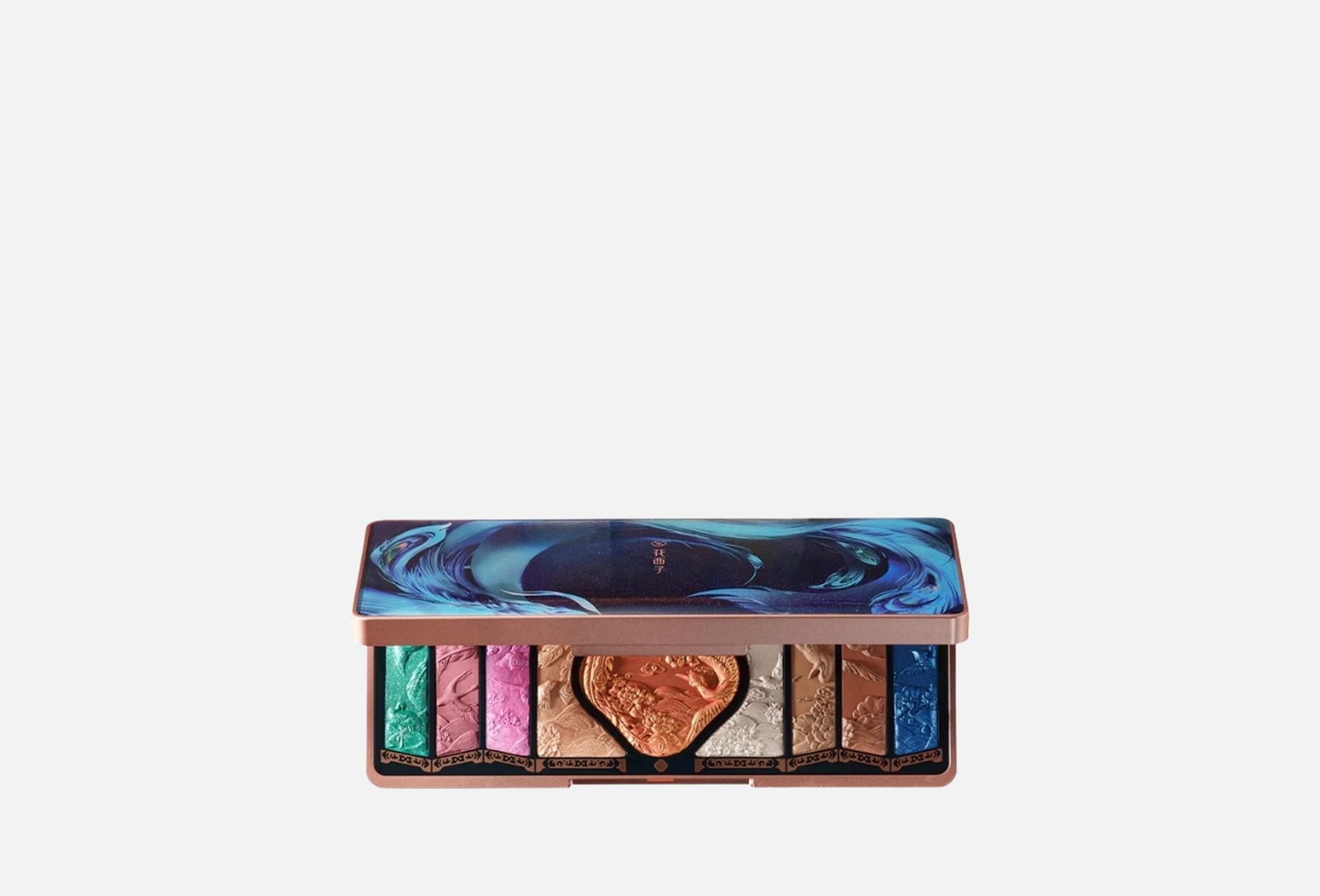 Floral Engraving Phoenix Makeup Palette 12.8 03, Soaring sunlight