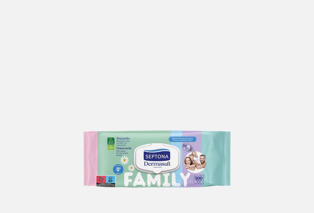 SEPTONA Gentle family wet wipes Dermasoft Family Wet Wipes 100 pcs SEPTONA Gentle family wet wipes Dermasoft Family Wet Wipes