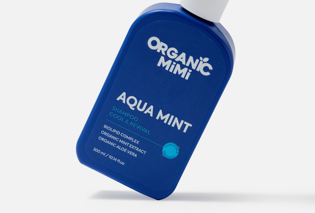 ORGANIC MIMI Refreshing Revitalizing Hair Shampoo cool & revival aqua mint