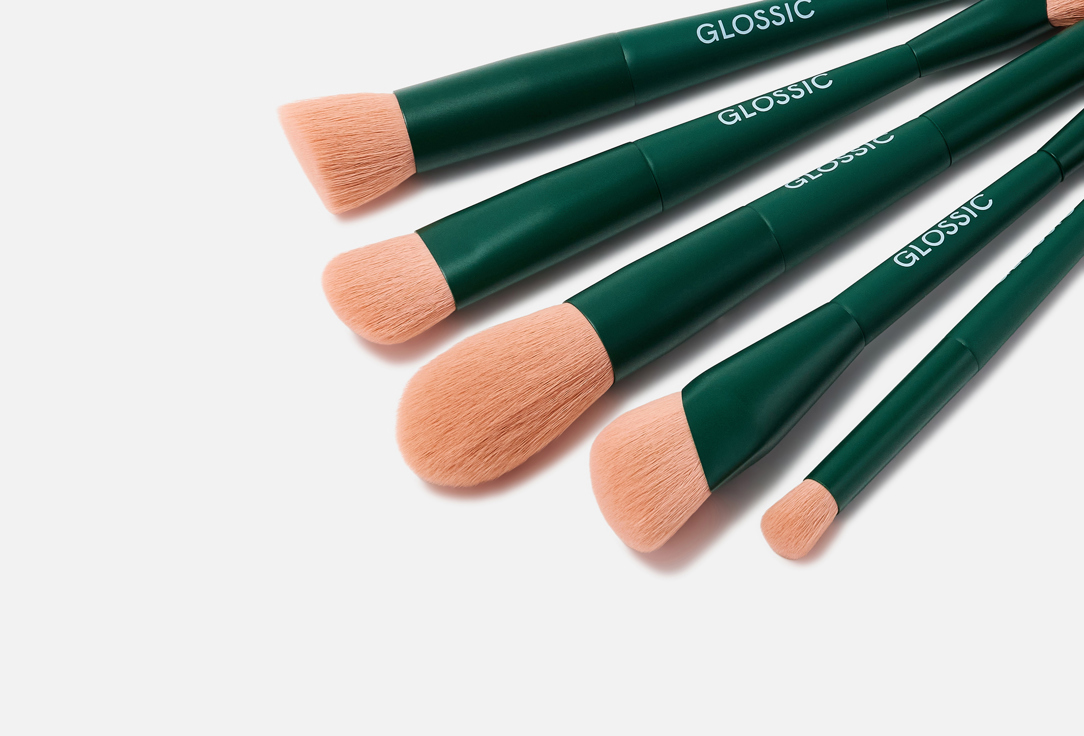 GLOSSIC Набор кистей для макияжа Duel Ended Makeup Brushes