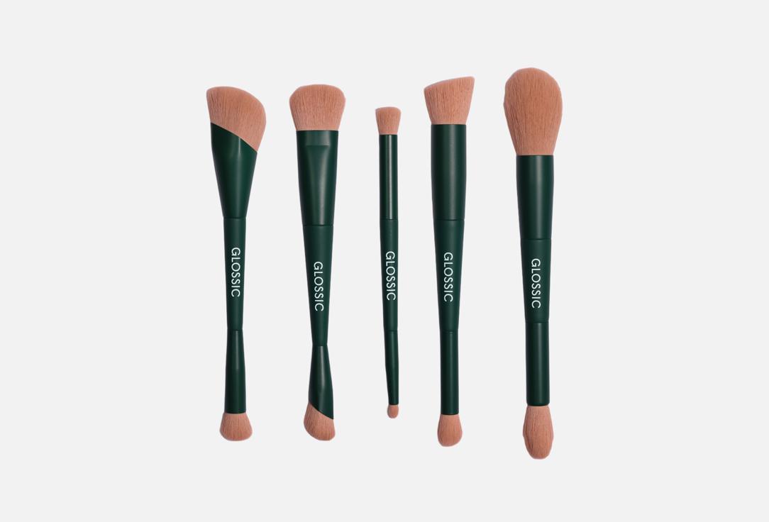 GLOSSIC Makeup Brush Set Duel Ended Makeup Brushes