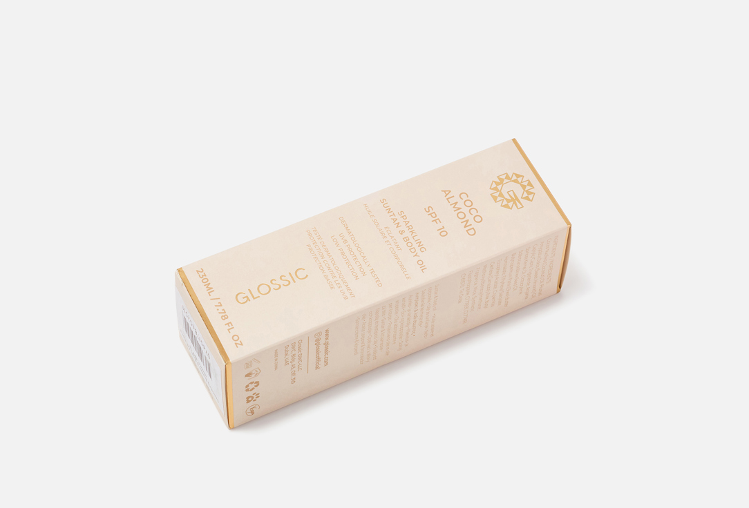 GLOSSIC Shimmering body oil SPF 10 Sparkling Suntan & Body Oil
