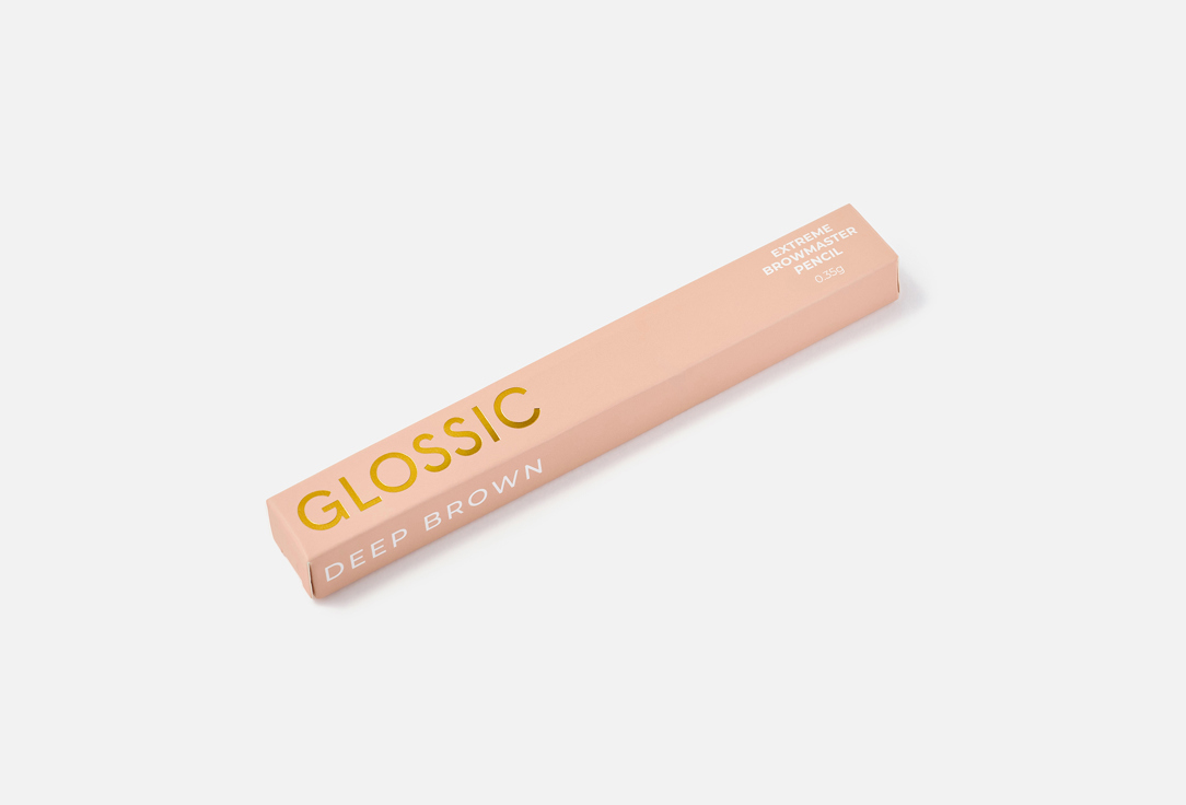 GLOSSIC Карандаш для бровей Extreme Browmaster Pencil Deep brown 0.35 г GLOSSIC Карандаш для бровей Extreme Browmaster Pencil