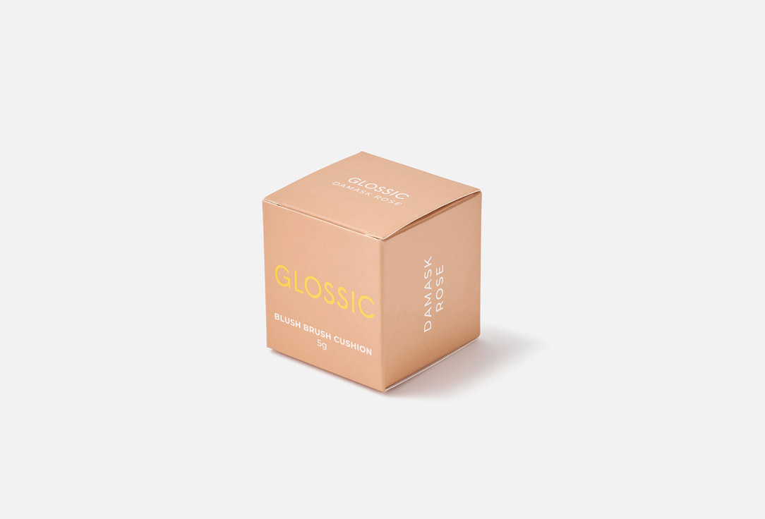 GLOSSIC Сияющие румяна-кушон Blush Brush Cushion Damask rose 5 г GLOSSIC Сияющие румяна-кушон Blush Brush Cushion