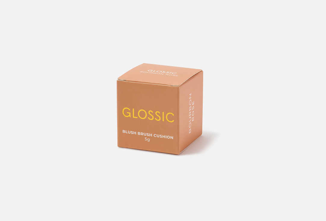 GLOSSIC Luminous cushion powder blush Blush Brush Cushion Bourbon rose 5 g GLOSSIC Luminous cushion powder blush Blush Brush Cushion