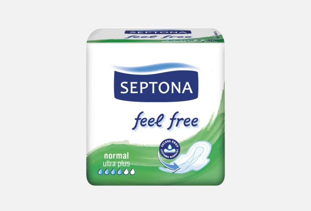 SEPTONA فوط صحية بأجنحة فيل فري نورمال 10 قطعة SEPTONA فوط صحية بأجنحة فيل فري نورمال