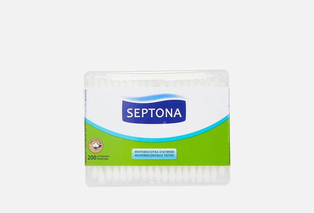 SEPTONA أعواد قطنية ريكتانغيولار بوكس 200 قطعة SEPTONA أعواد قطنية ريكتانغيولار بوكس