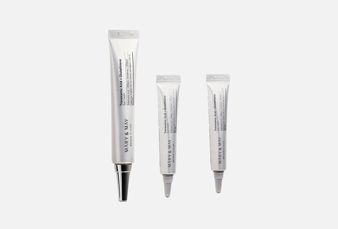 Mary&May Brightening eye cream care set Tranexamic Acid + Glutathione 3 pcs Mary&May Brightening eye cream care set Tranexamic Acid + Glutathione