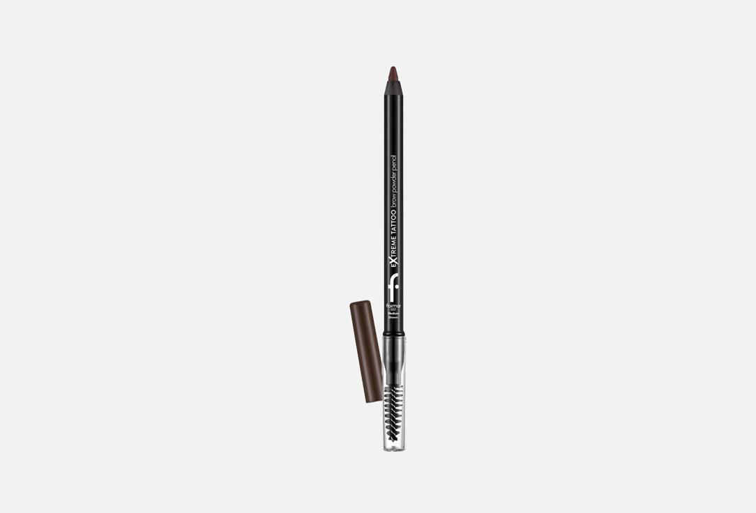 Flormar Long lasting powder finish brow pencil Extreme Tattoo 002, Medium brown 7.5 g Flormar Long lasting powder finish brow pencil Extreme Tattoo