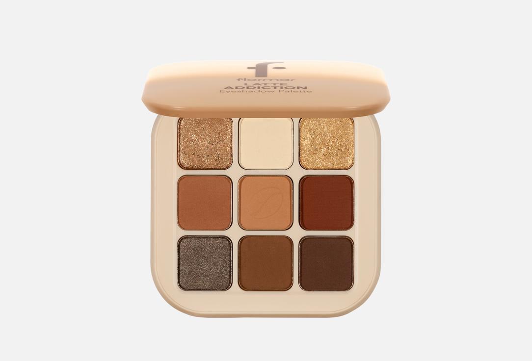 Flormar Matte and shimmer eyeshadow palette Latte Addiction