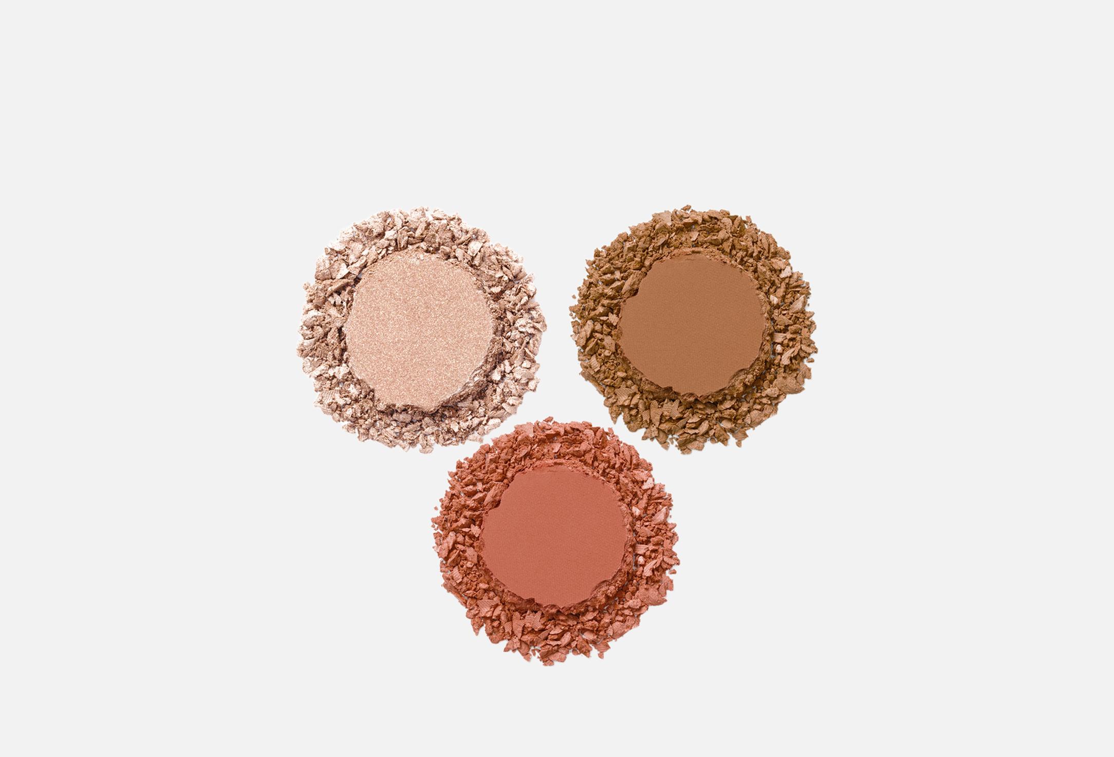 Flormar Silky face sculpting trio palette Latte Addiction Sculpting 002, Mystery drip 2.6 g Flormar Silky face sculpting trio palette Latte Addiction Sculpting