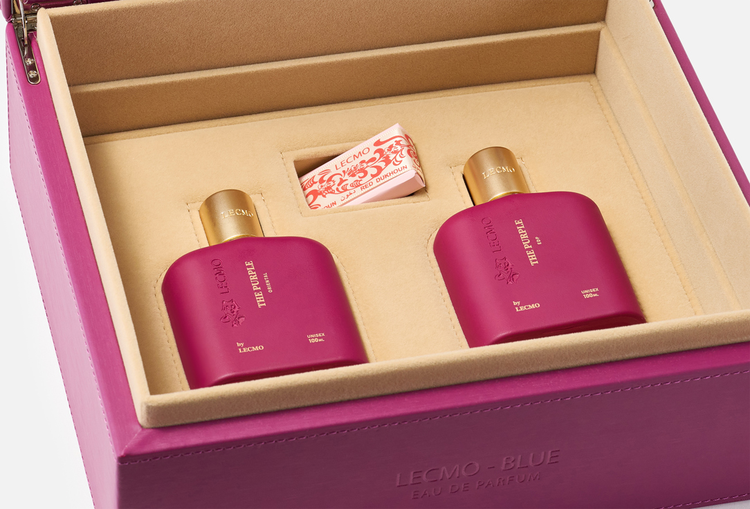 Lecmo Eau de parfum set The Purple Collection 9 pcs Lecmo Eau de parfum set The Purple Collection