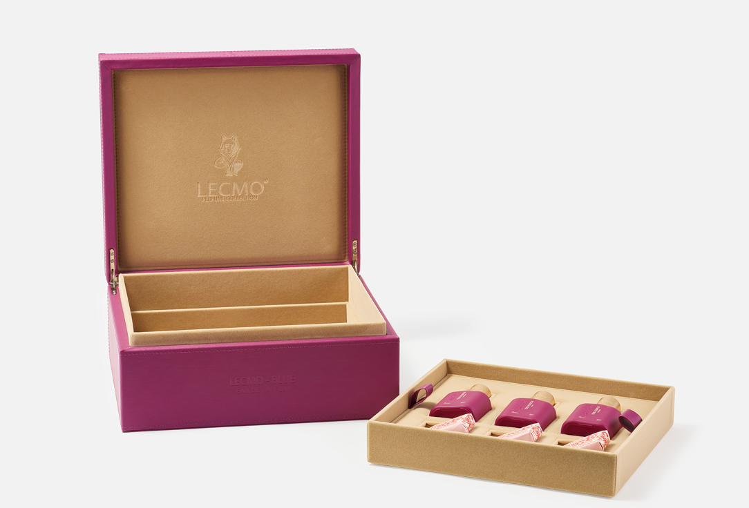Lecmo Eau de parfum set The Purple Collection 9 pcs Lecmo Eau de parfum set The Purple Collection