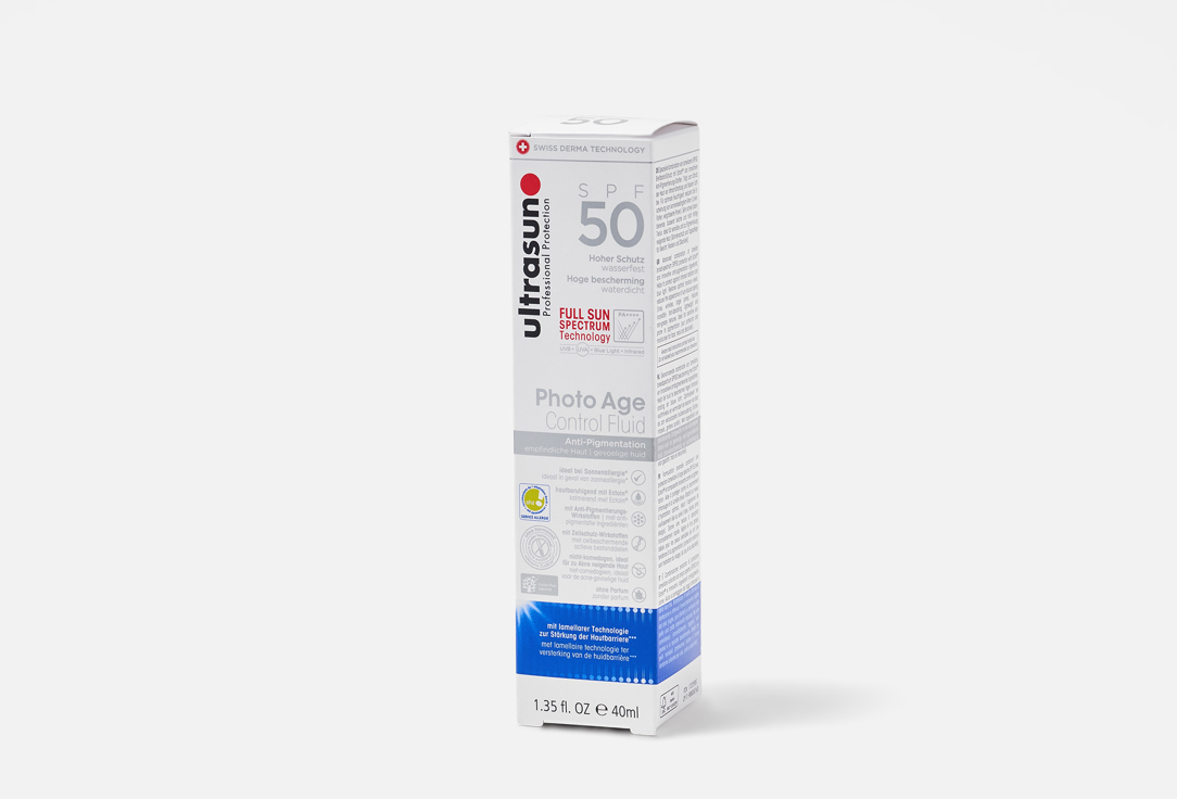 ULTRASUN Anti-Pigment Face Fluid SPF 50 PHOTO AGE ANTI PIGMENT 40 ml ULTRASUN Anti-Pigment Face Fluid SPF 50 PHOTO AGE ANTI PIGMENT