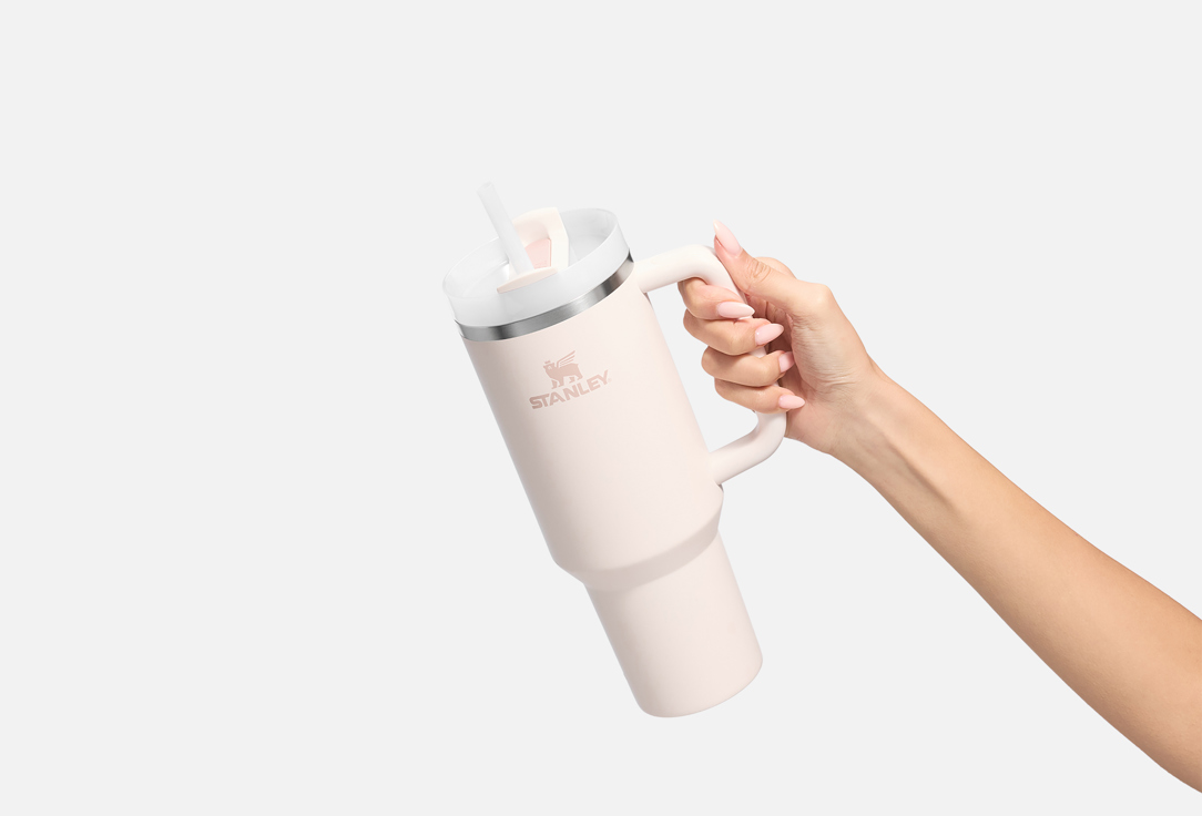 Stanley Travel tumbler with a straw Quencher H2.0 Flowstate Rose Quartz 2.0 1.18 l Stanley Travel tumbler with a straw Quencher H2.0 Flowstate