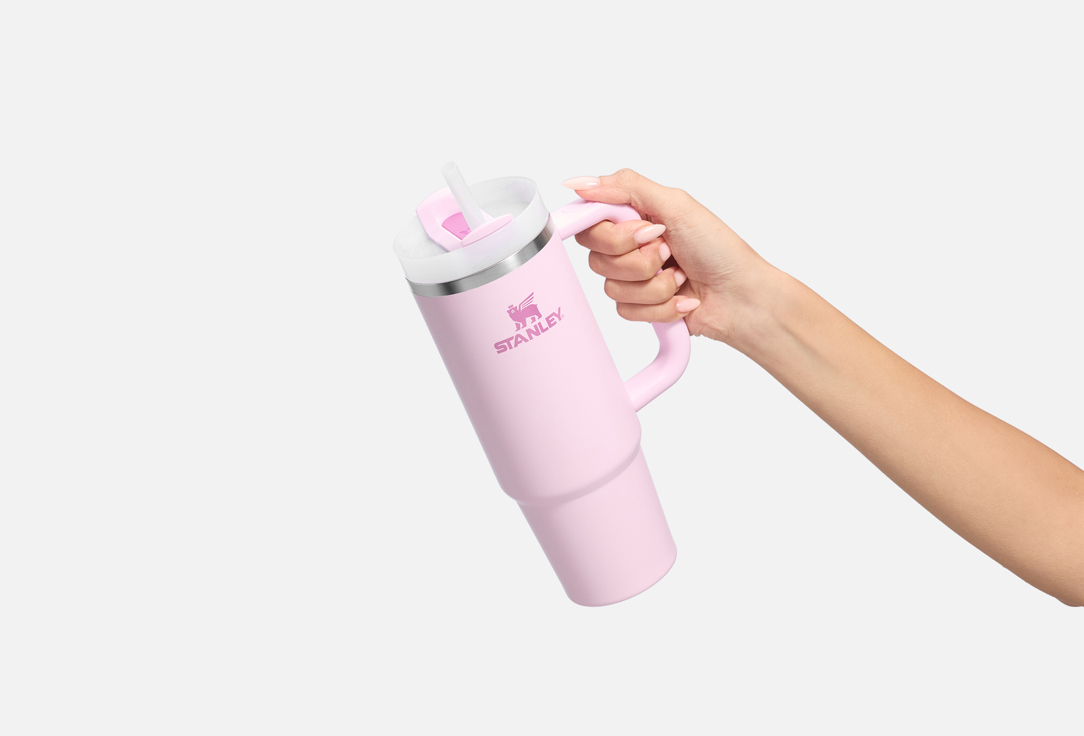Stanley Термокружка с трубочкой Quencher H2.0 Flowstate Cherry Blossom 0.89 л Stanley Термокружка с трубочкой Quencher H2.0 Flowstate