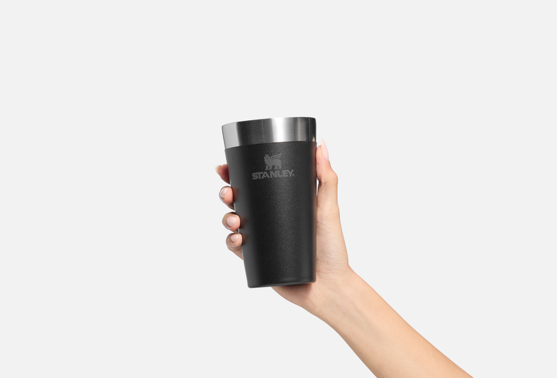 Stanley Travel tumbler Stacking Tumbler Matte Black Pebble 0.47 l Stanley Travel tumbler Stacking Tumbler