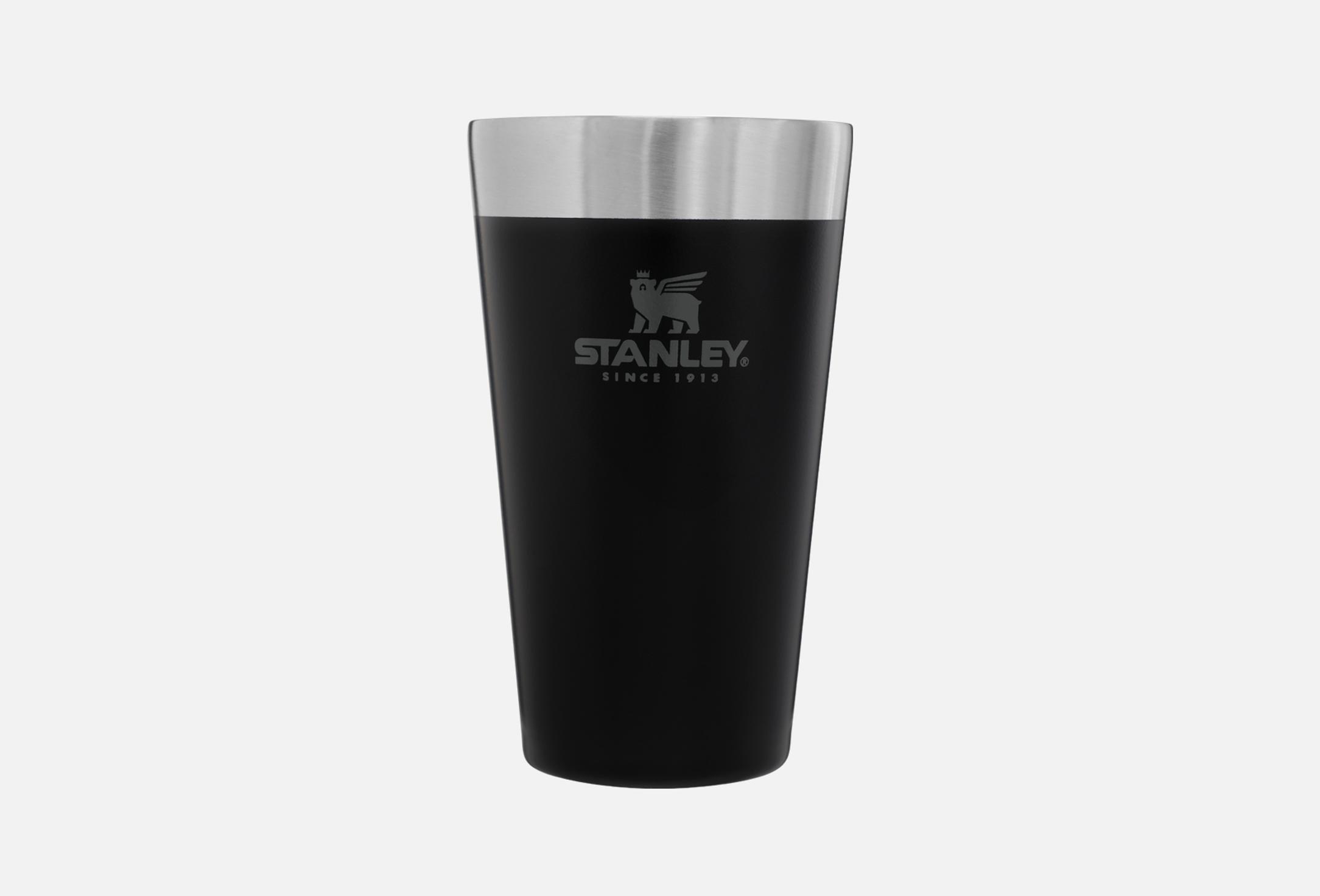 Stacking Tumbler 0.47 Matte Black Pebble