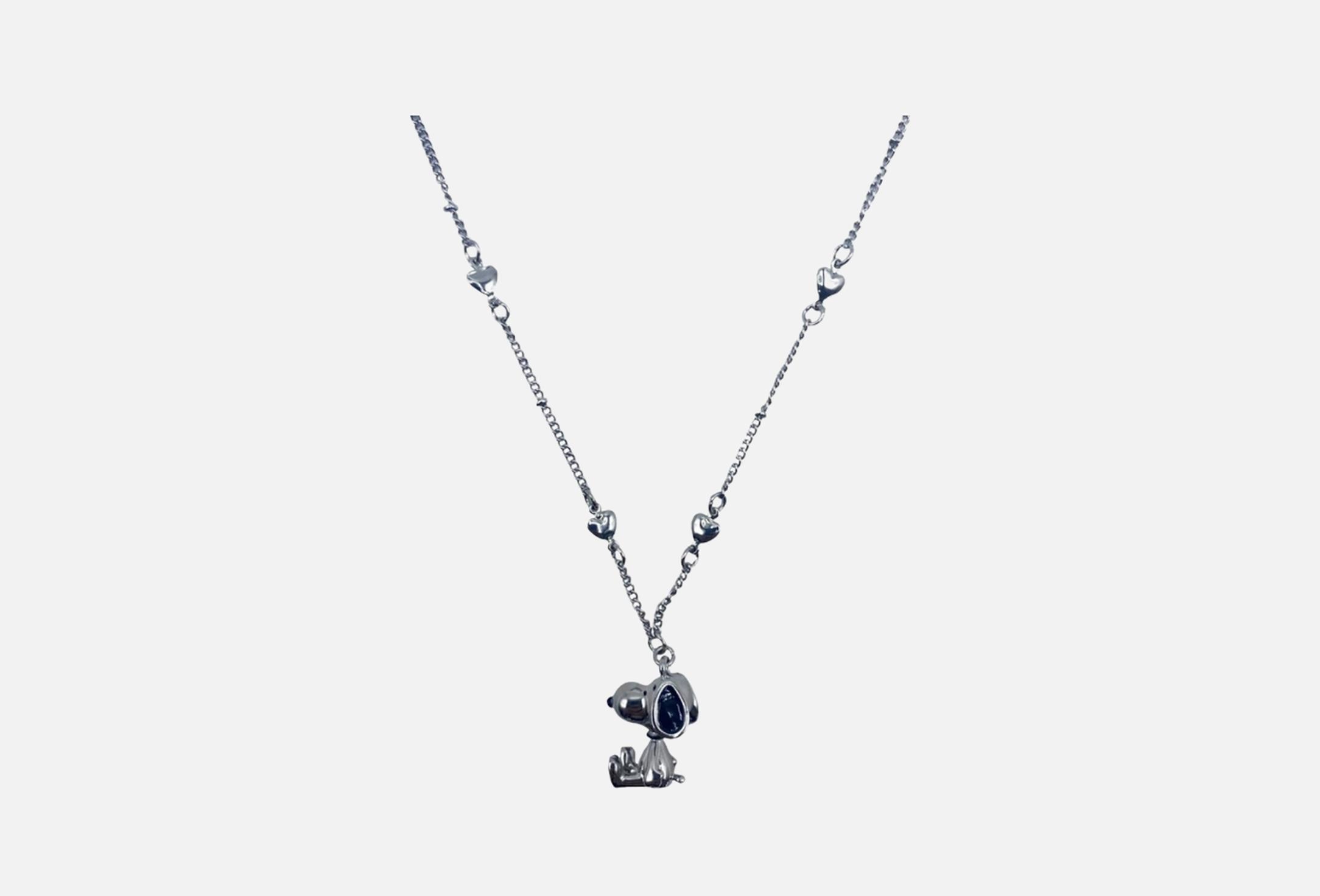 Peanuts Snoopy 1 Silver/black
