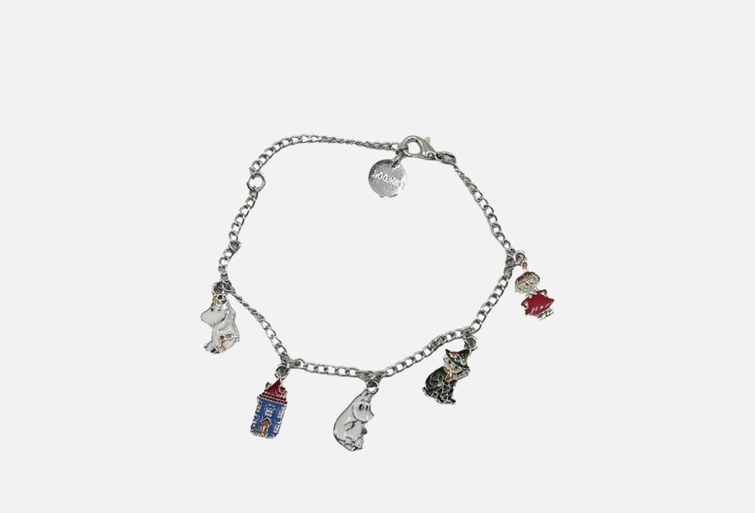 House of Disaster Charm Bracelet Moomin Family Multicolour enamel 1 pcs House of Disaster Charm Bracelet Moomin Family
