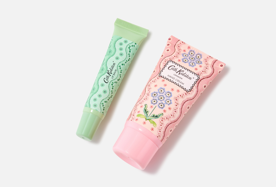 Cath Kidston Hand And Lip Care Gift Set Woven Flowers