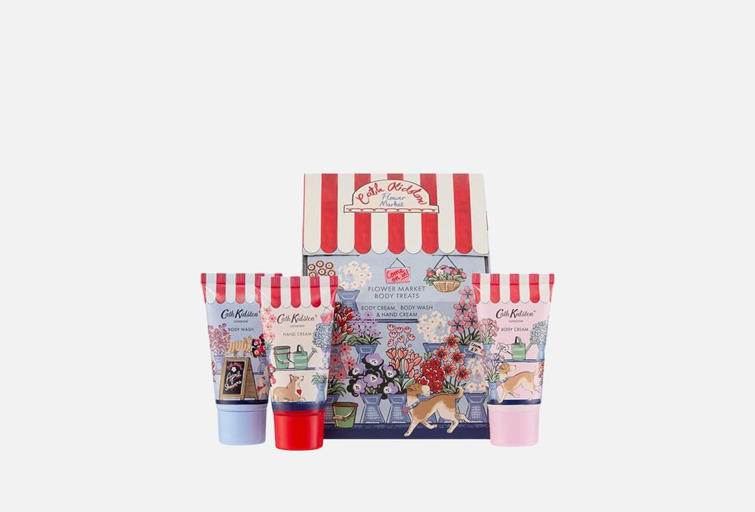 كاث كيدستون مجموعة هدايا مصغرة للعناية بالجسم ذا فلاور ماركت 3 قطعة كاث كيدستون مجموعة هدايا مصغرة للعناية بالجسم ذا فلاور ماركت
