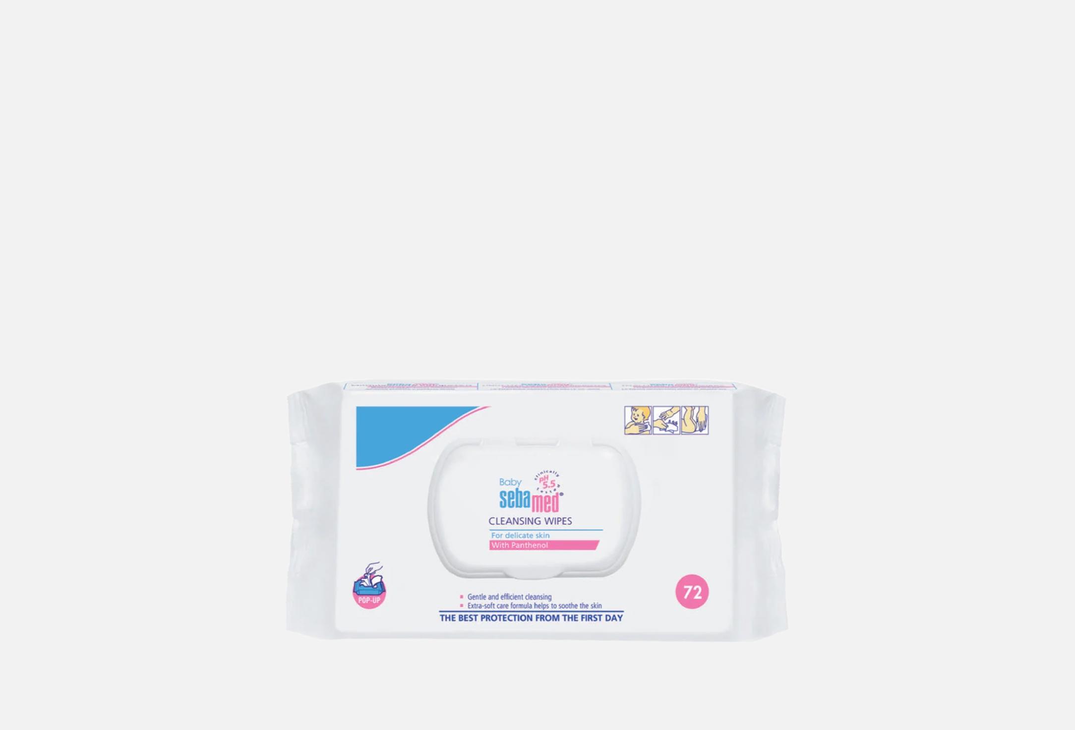 Baby Cleansing Wipes with Panthenol 72